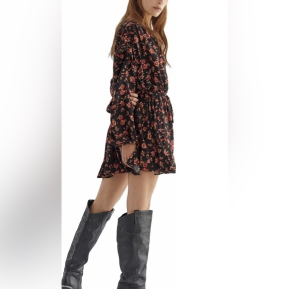 Free People Flower Fields Long Sleeve Boho - Picture 3 of 9